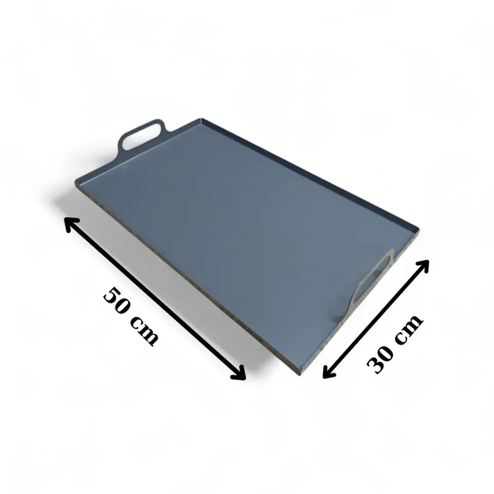 3’lü Modern Metal Nişan Tepsisi, Çay Tepsisi, Sunum Tepsisi