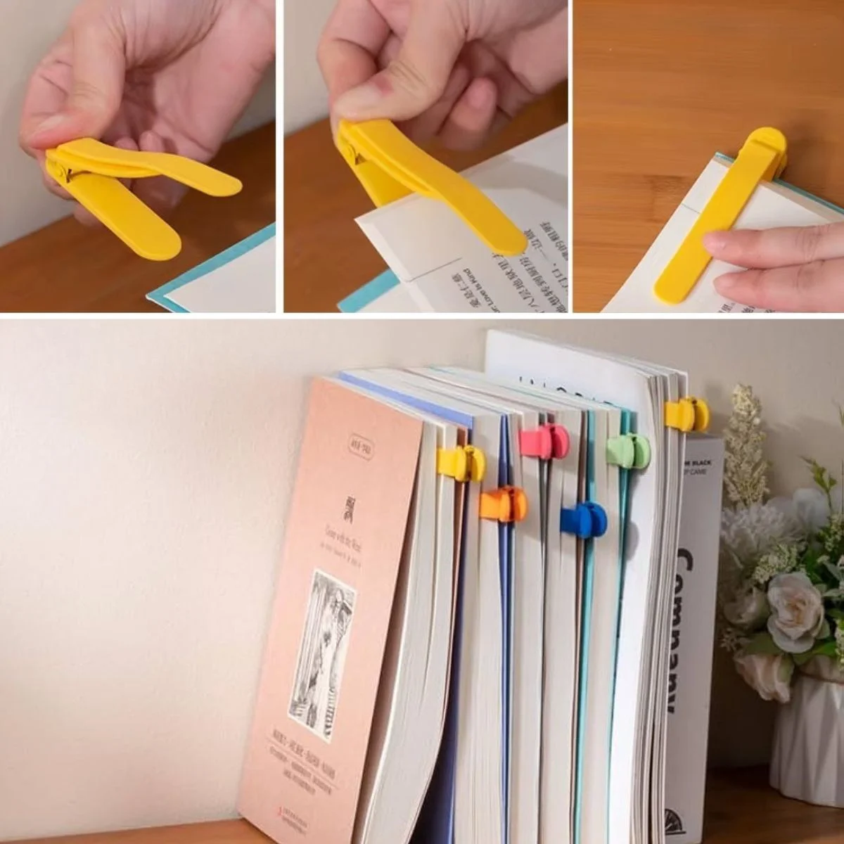 3’lü Otomatik Kitap Ayıracı – Akıllı Silikon Yer İmi Klips Seti, Okuma Severler İçin Pratik Kitap Aksesuarı 3’lü Otomatik Kitap Ayıracı – Akıllı Silikon Yer İmi Klips Seti, Okuma Severler İçin Pratik Kitap Aksesuarı