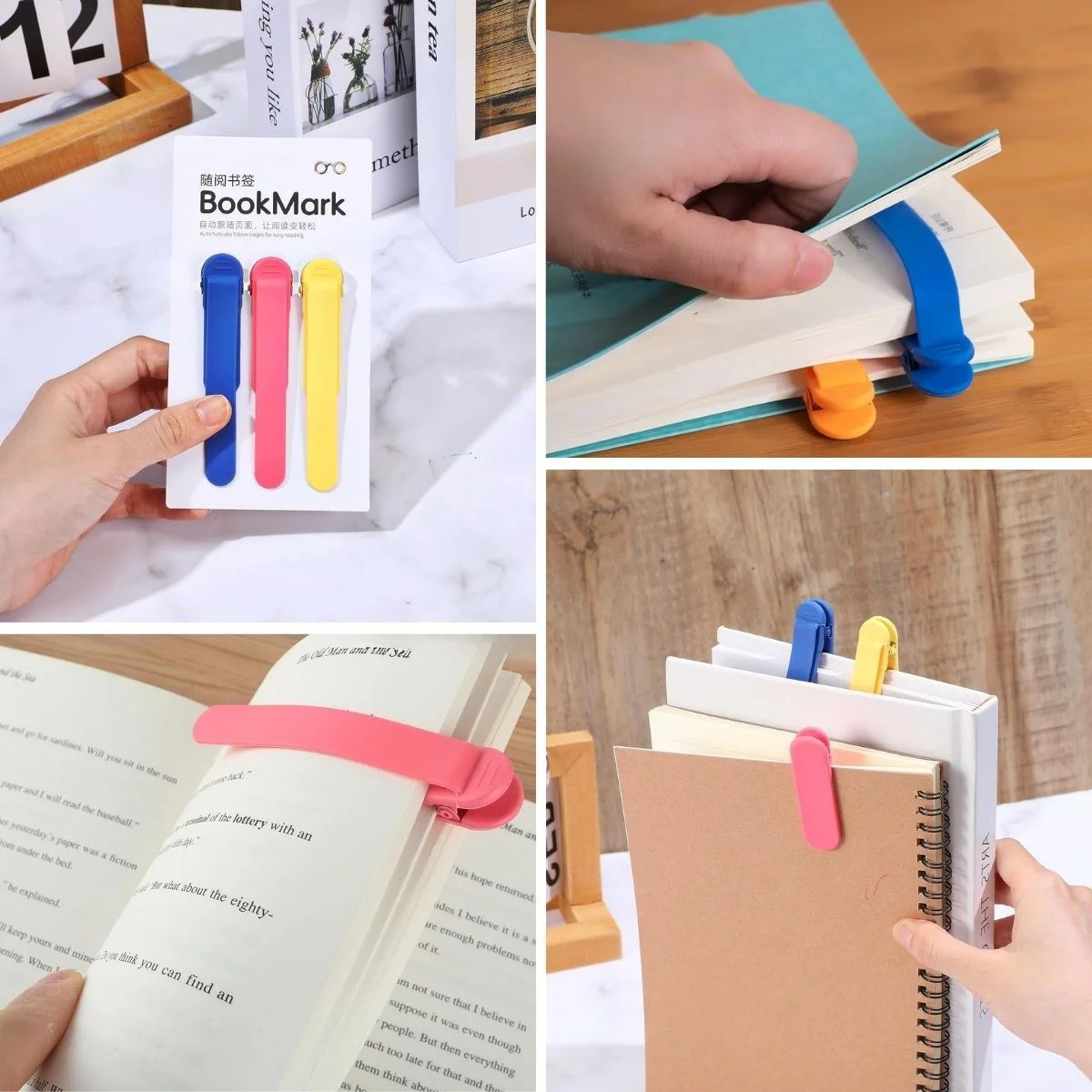 3’lü Otomatik Kitap Ayıracı – Akıllı Silikon Yer İmi Klips Seti, Okuma Severler İçin Pratik Kitap Aksesuarı 3’lü Otomatik Kitap Ayıracı – Akıllı Silikon Yer İmi Klips Seti, Okuma Severler İçin Pratik Kitap Aksesuarı