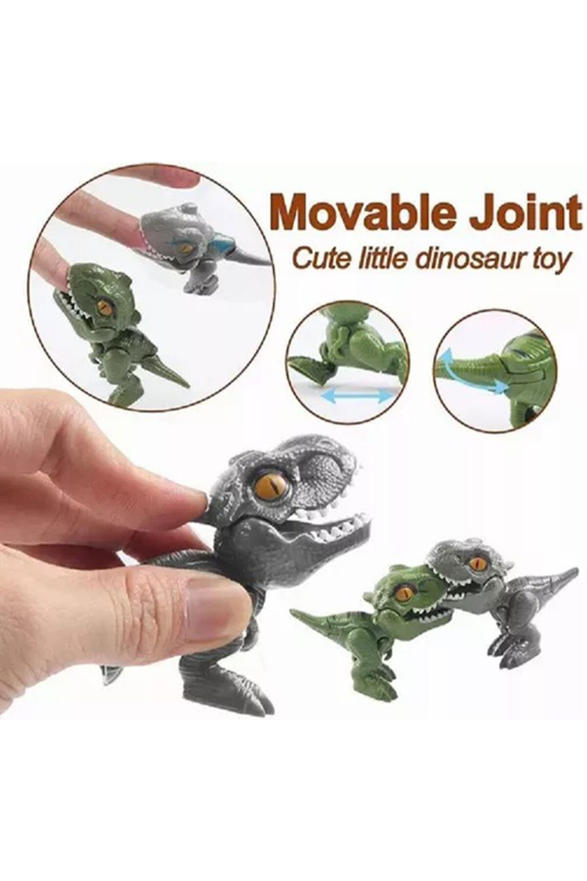 Oyuncak Store 3'Lü Oyuncak Dinozor Seti - Parmak İsıran Dinazor Seti