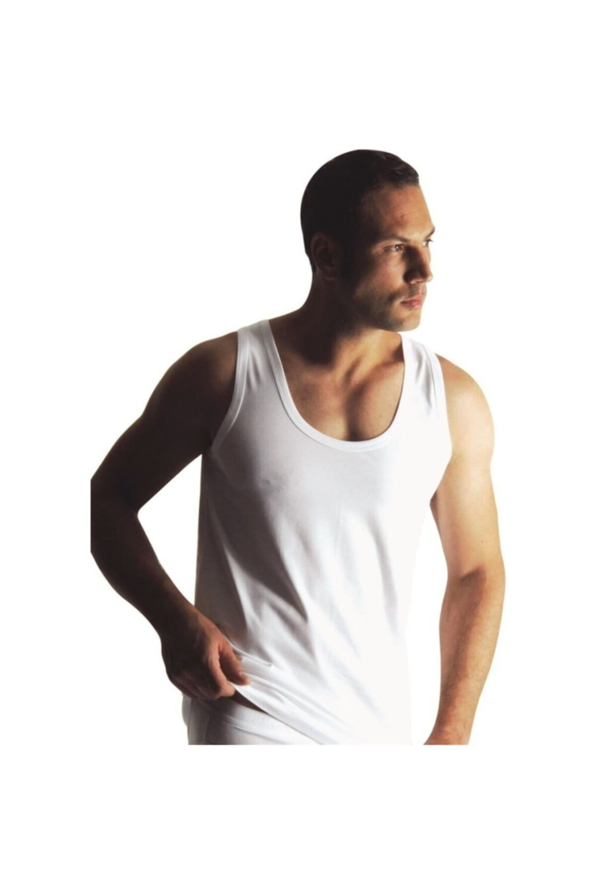 3'lü Paket 00 % 100 Pamuk Extra Beyaz Süprem Erkek Atlet