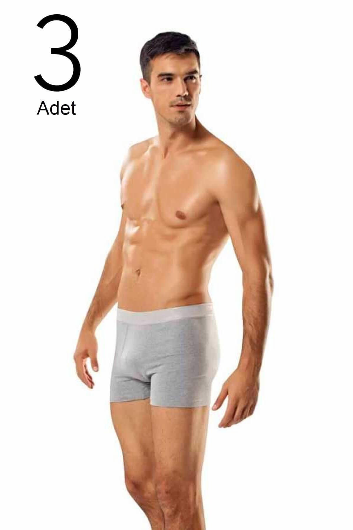 3'lü Paket Elastan Erkek Boxer 3'lü Paket Elastan Erkek Boxer