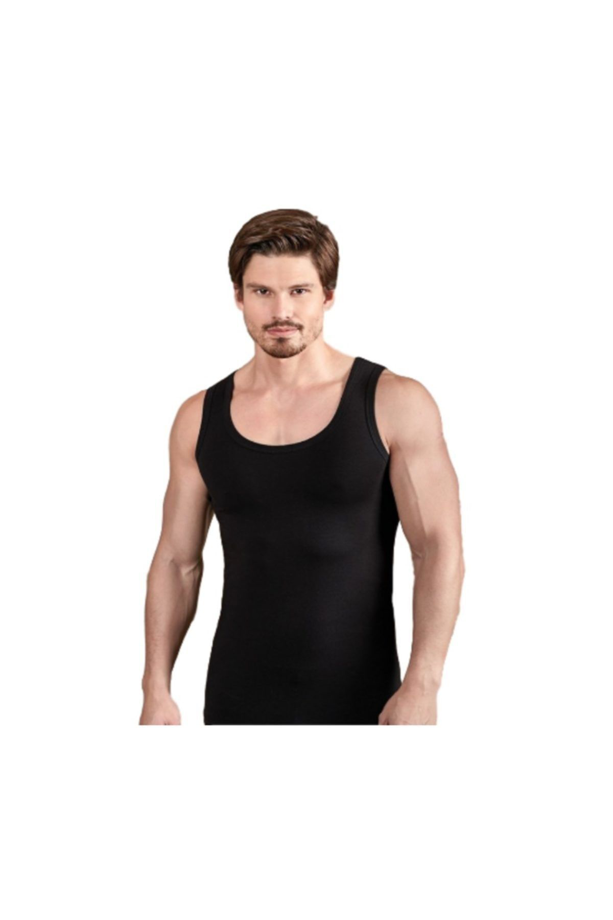 Berrak 3'Lü Paket  Erkek Siyah Atlet