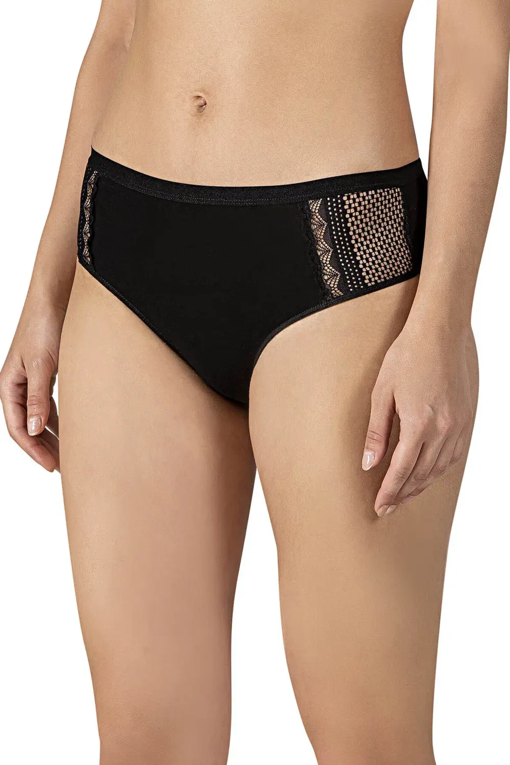 3'lü Paket Kadın Modal Pamuklu Dantelli Bato Külot