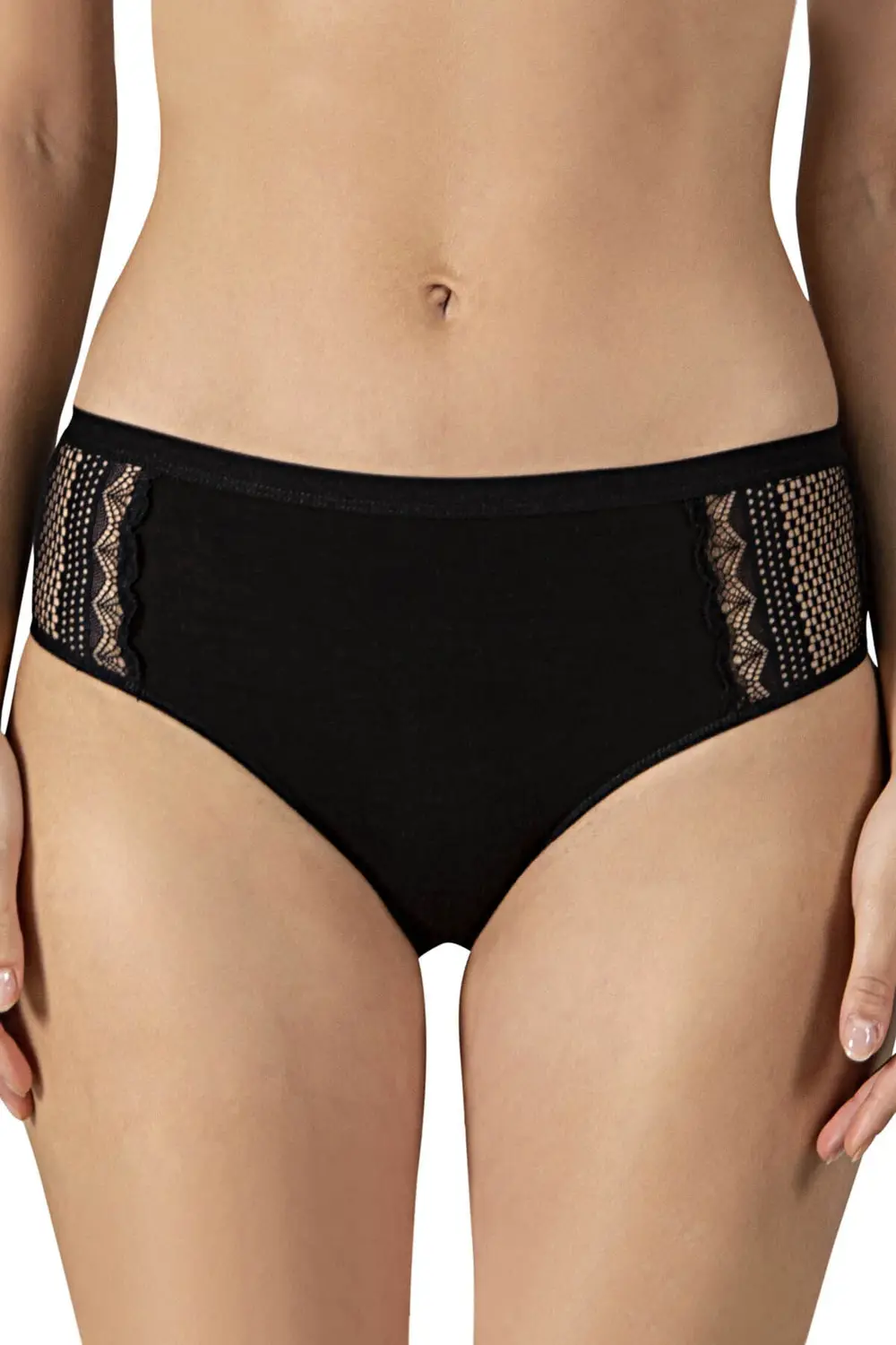 3'lü Paket Kadın Modal Pamuklu Dantelli Bato Külot