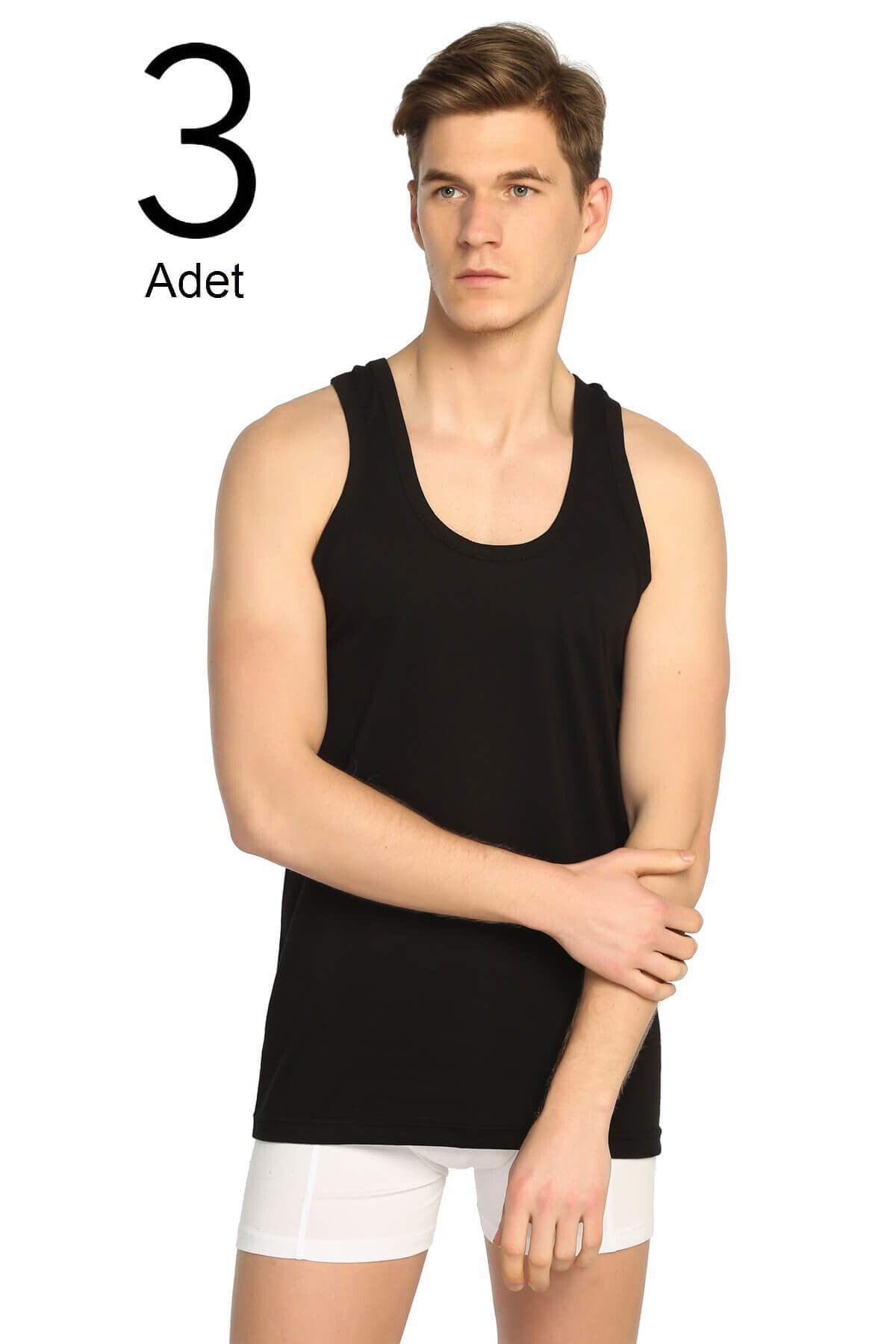 3'lü Paket Klasik Erkek Atlet