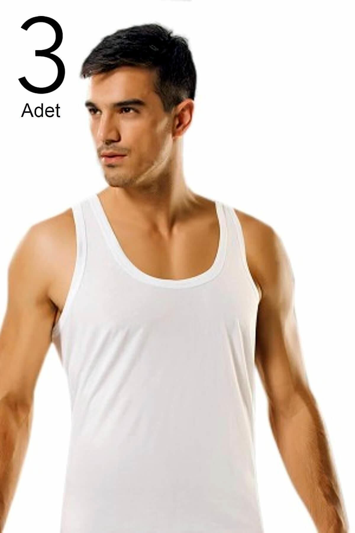 3'lü Paket Modal Erkek Atlet