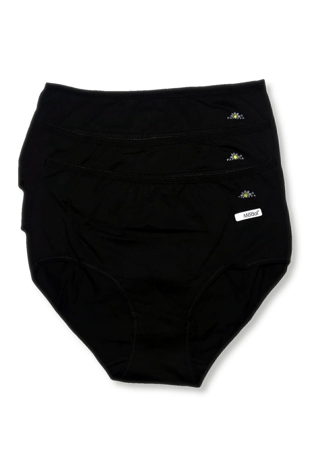 3'lü Paket Yüksek Bel Kadın Külot