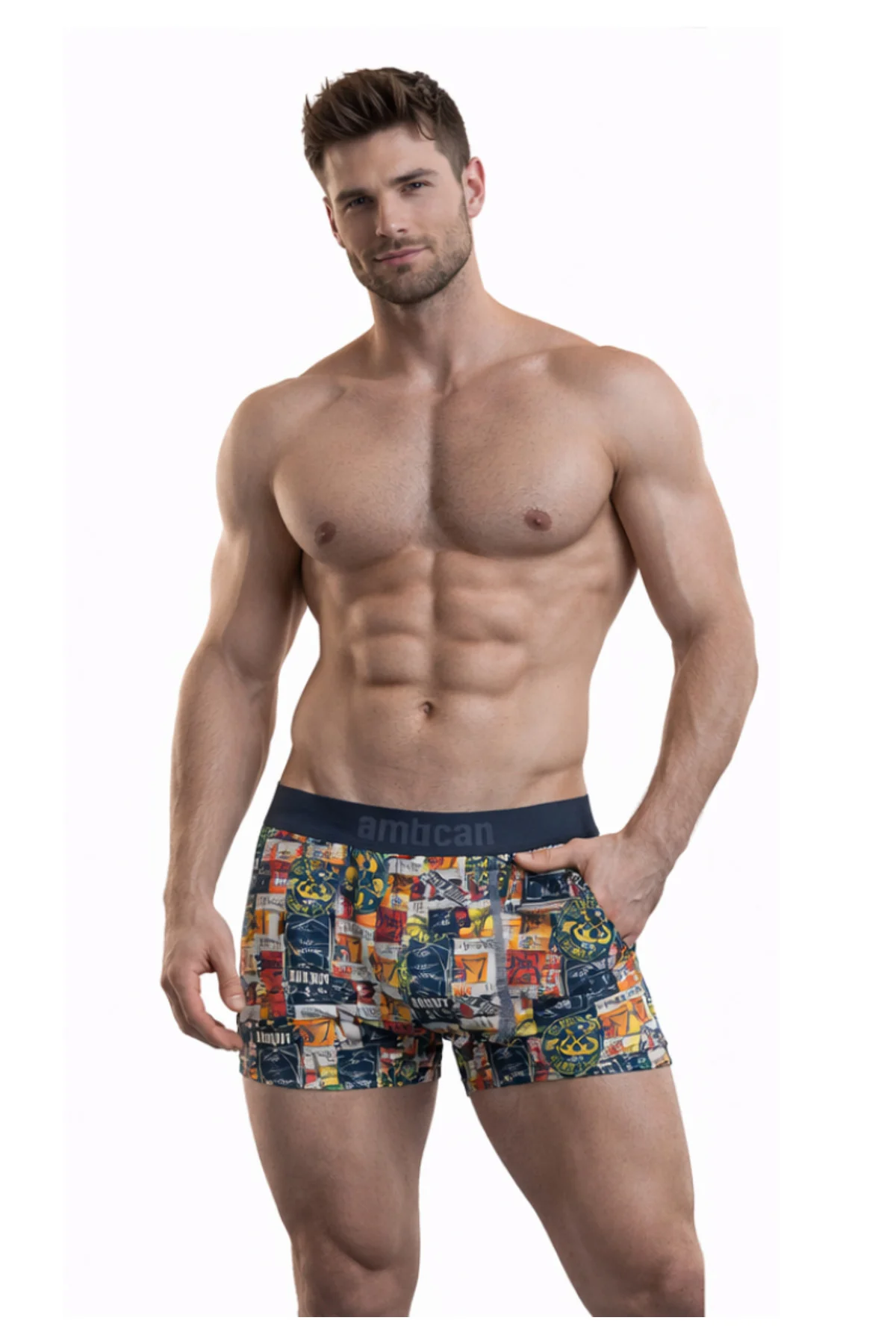 3'lü PAMUKLU BOXER - YAZI HİSSET, TERLEME ve KOKU YAPMAZ
