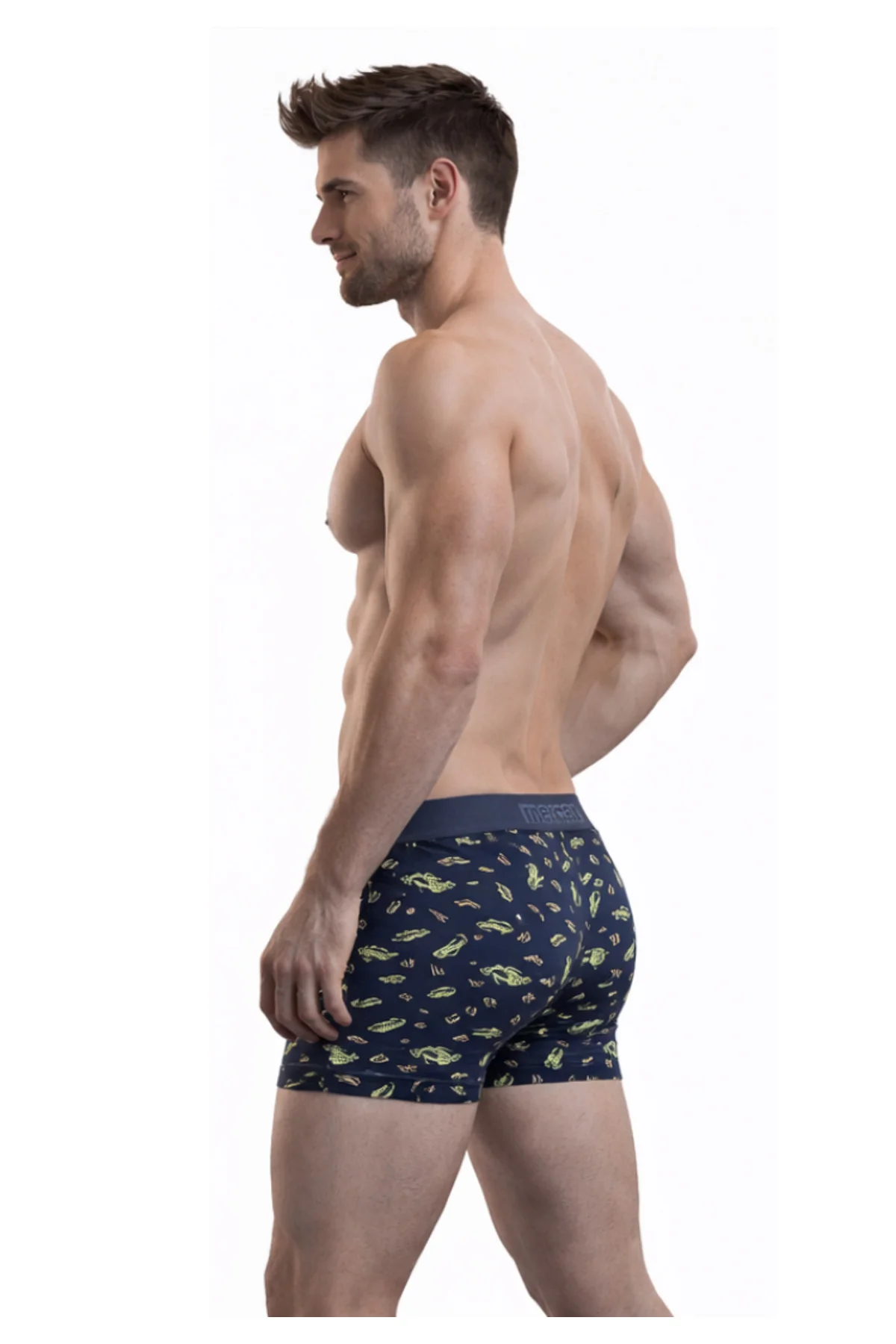3'lü PAMUKLU BOXER - YAZI HİSSET, TERLEME ve KOKU YAPMAZ