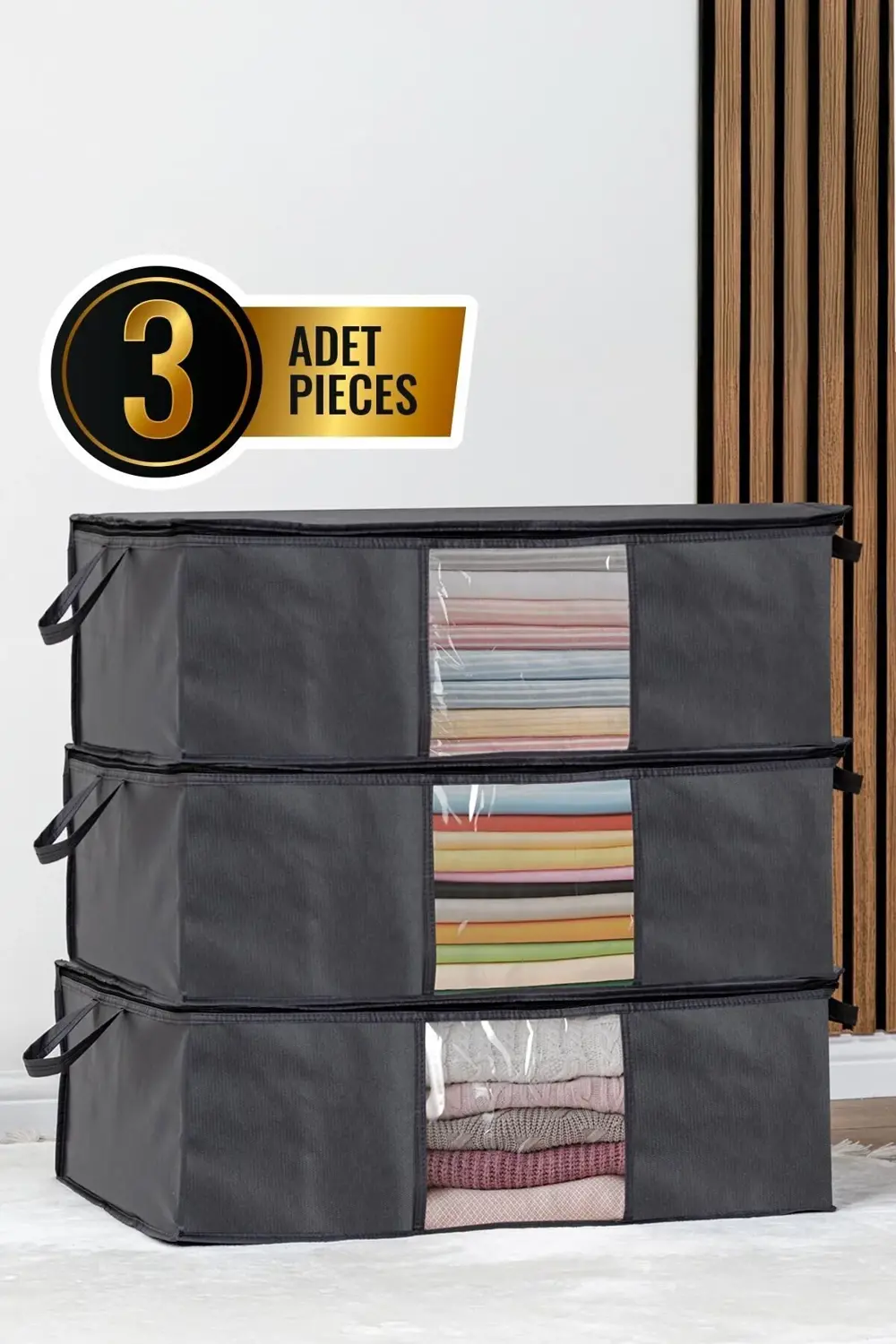 Pazar Kapısı 3'Lü Pencereli Baza Hurç Baza Altı Düzenleyici Set