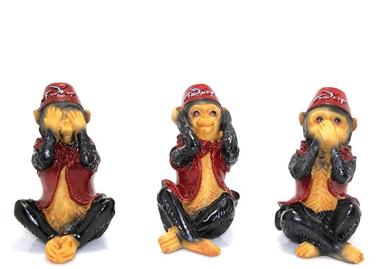 3'lü Polyester Maymun Seti - 12 cm Şirin Oyuncak Maymun Figürleri Fiyatı, Yorumları ve Özellikleri