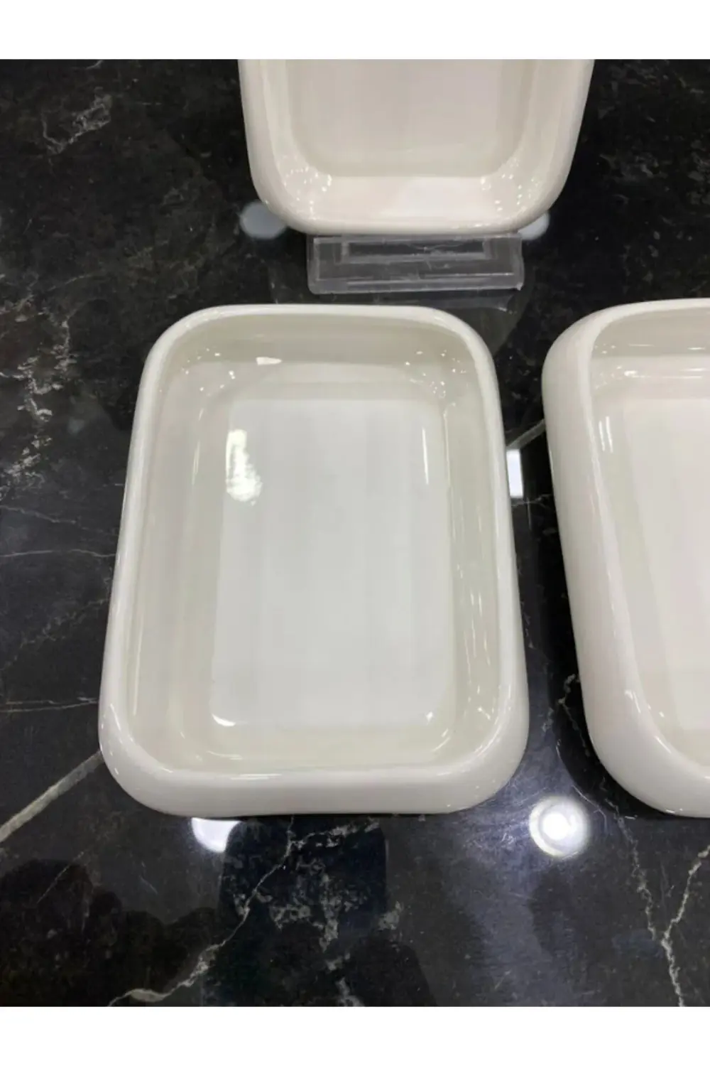 3'LÜ PORSELEN ÇOK AMAÇLI SUNUM TABAĞI 13X9.4X2.7(h) cm