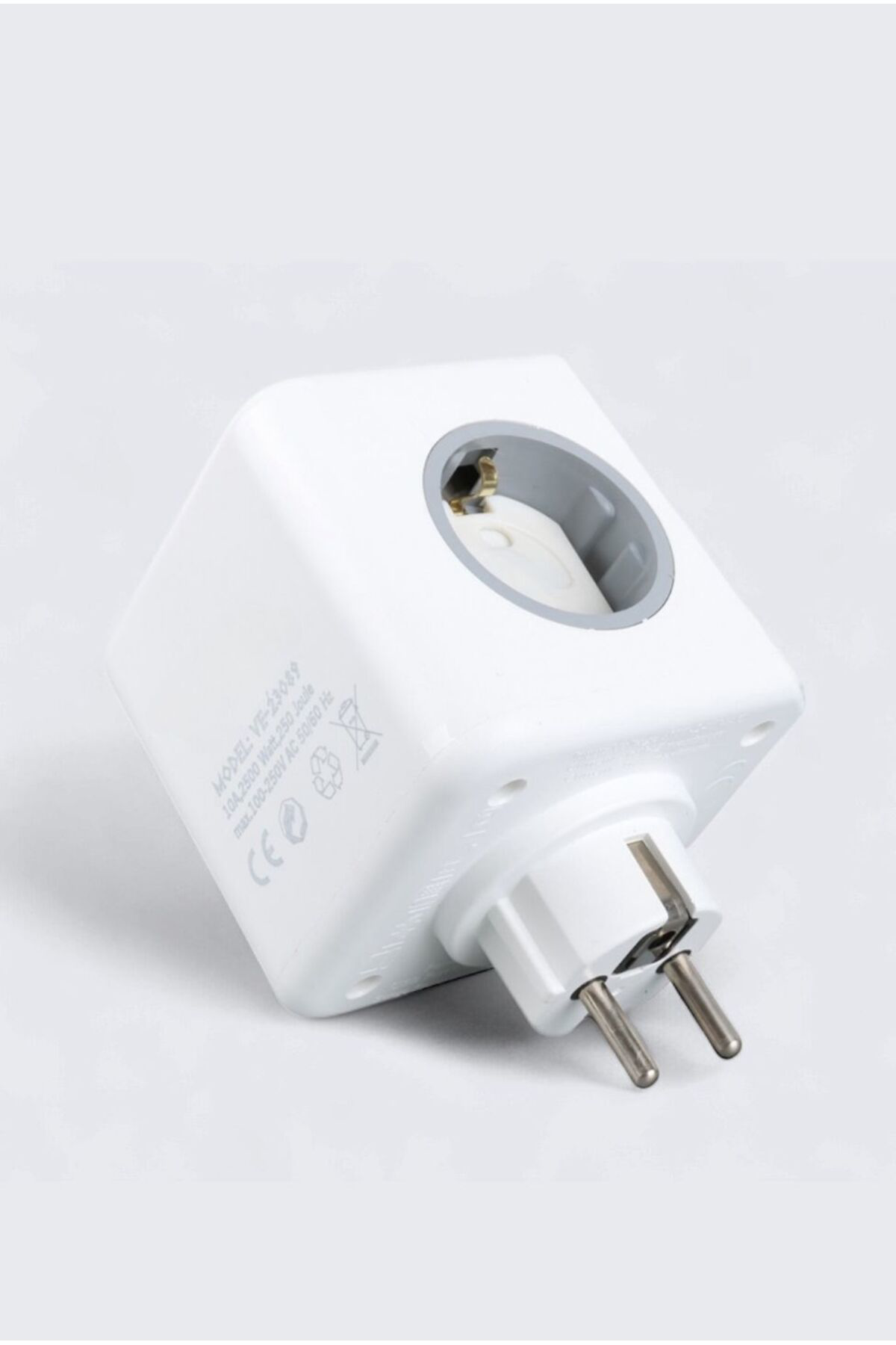 3’lü Priz 2x USB + 1x Type-C Girişli – Çocuk Korumalı ve Termal K