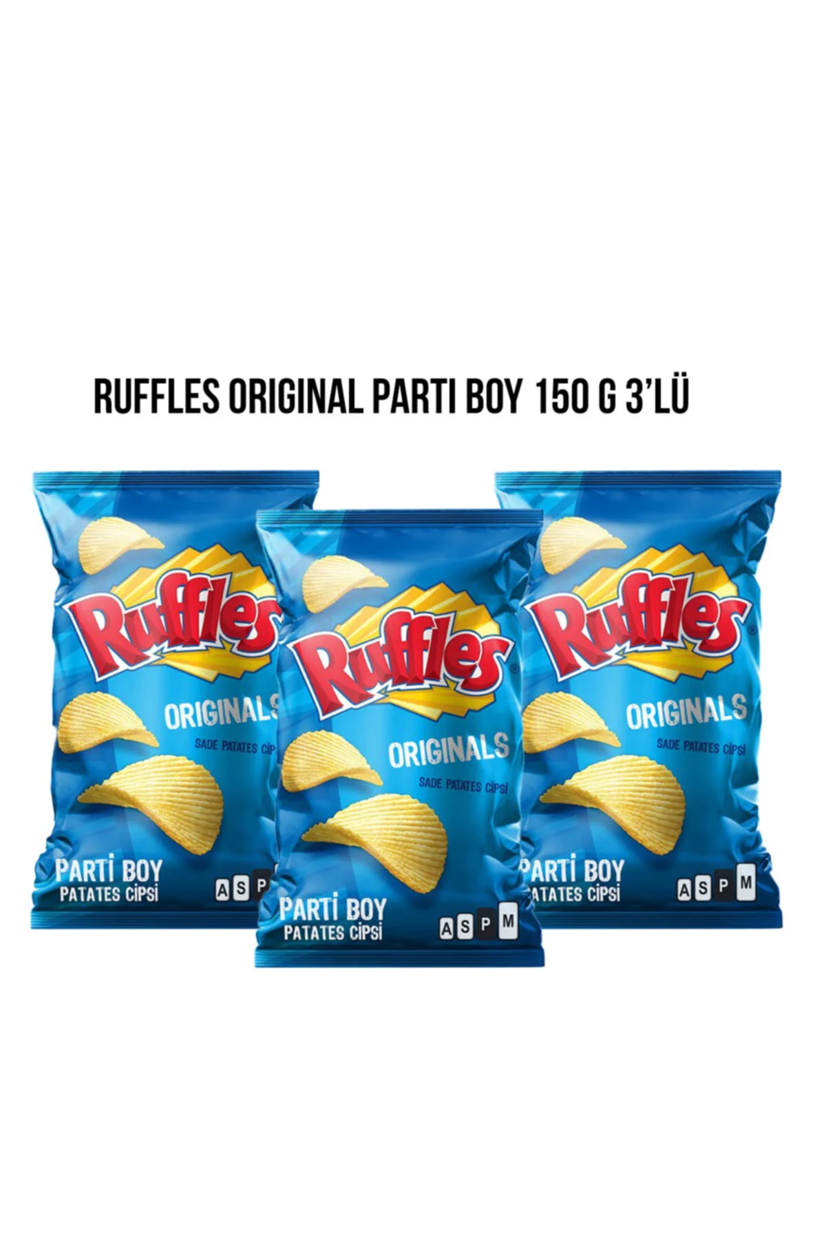 3’lü Ruffles Originals Parti Boy 150 Gr