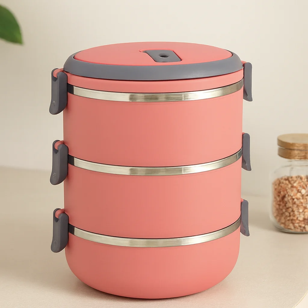 3'lü Sefer Tası Saklama Kabı 1.8 L Koyu Pembe Fiyatı, Yorumları ve Özellikleri
