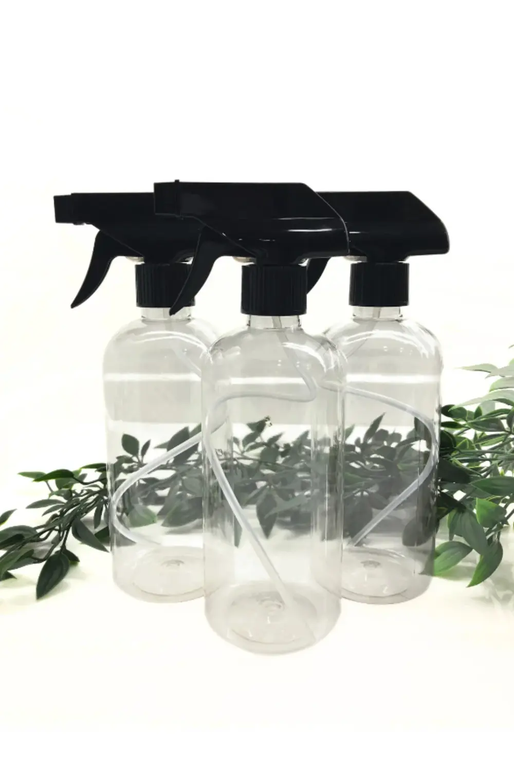 3'lü Şeffaf Boş Şişe Temizlik Şişesi 500ml Plastik Şişe