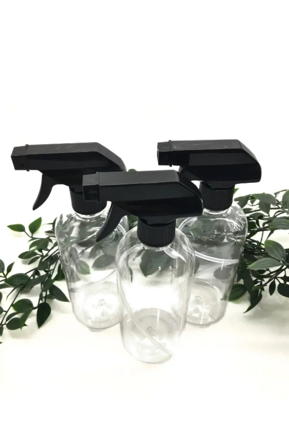 3'lü Şeffaf Boş Şişe Temizlik Şişesi 500ml Plastik Şişe