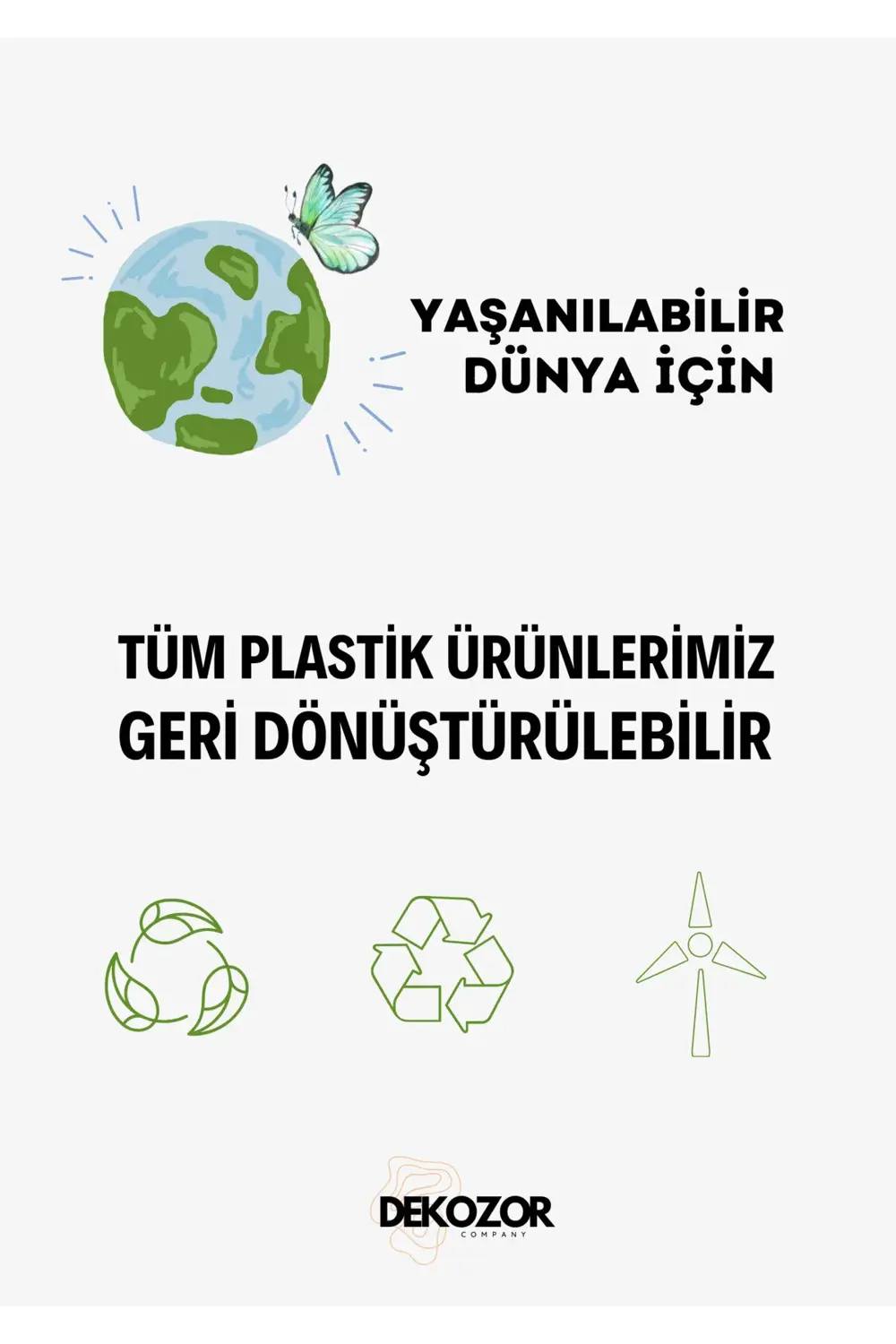 3'lü Şeffaf Boş Şişe Temizlik Şişesi 500ml Plastik Şişe