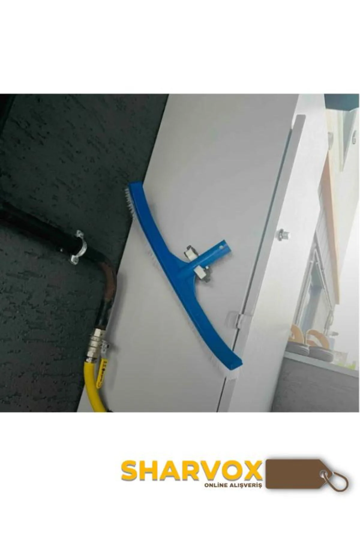 3'LÜ Set Çok Amaçlı Mob Askısı Sap Tutucu Paspas ,Süpürge, Fırça Ve Mutfak ve Banyo Askısı