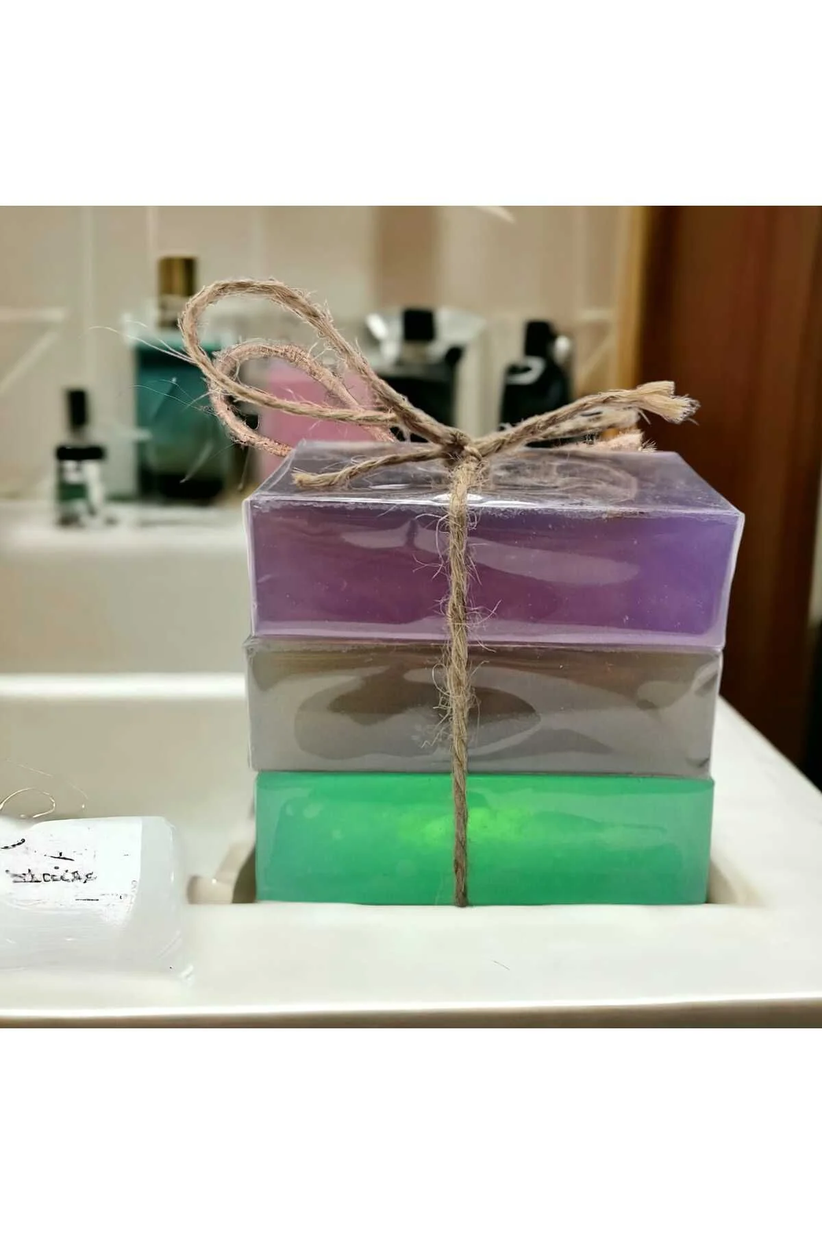 3lü Set Doğal Sabun Aloe Vera - Lavanta - Killi 3 Adet