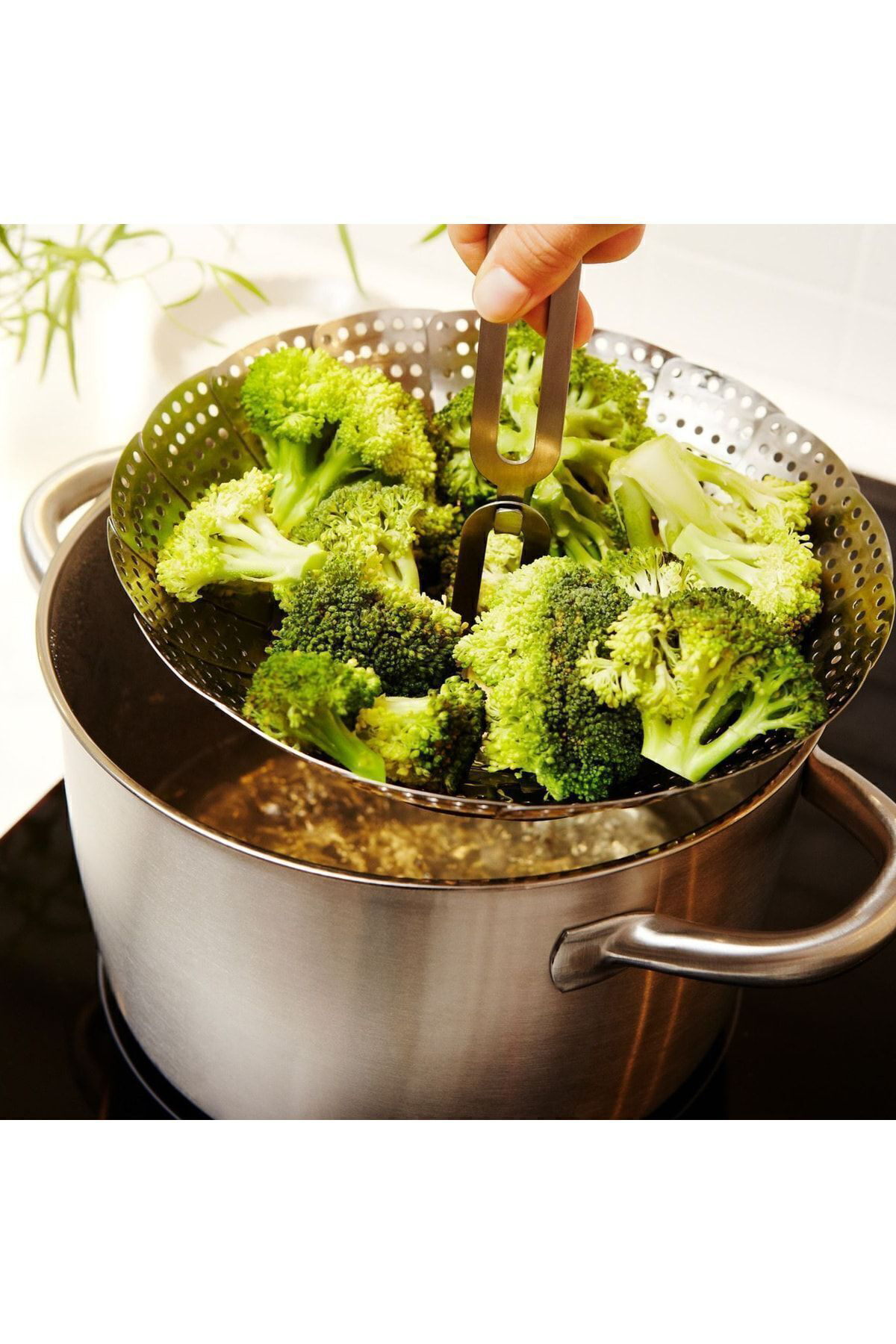 İkea 3'Lü Set Sarımsak Ezici - Buharda Pişirici - Çırpıcı