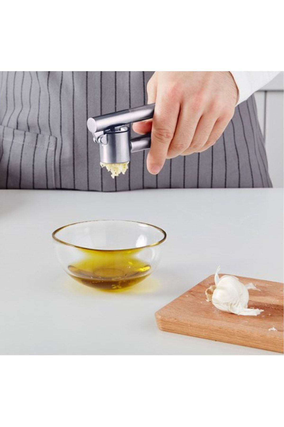 İkea 3'Lü Set Sarımsak Ezici - Buharda Pişirici - Çırpıcı