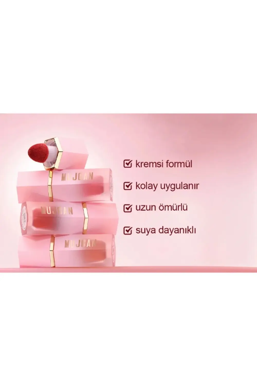 3'lü Sıvı Krem Allık Seti - Lip And Cheek