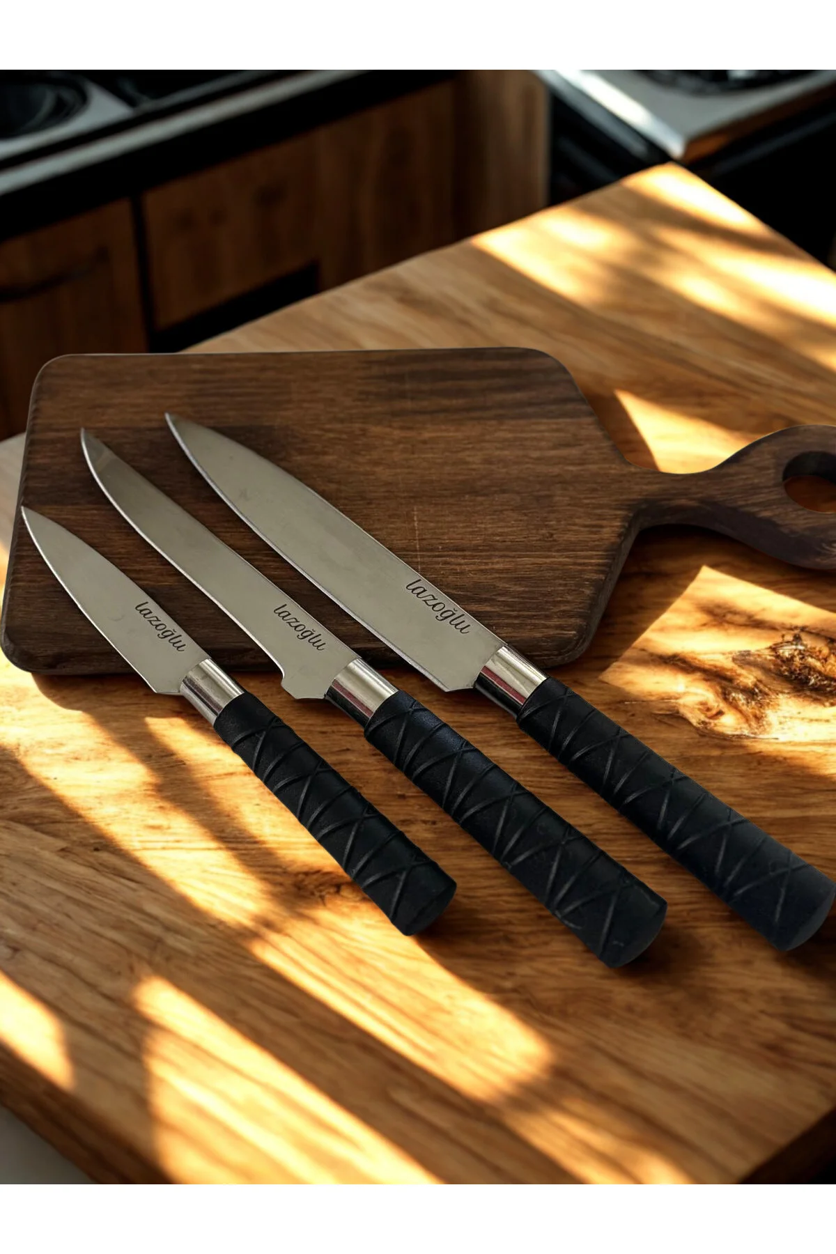 3LÜ SİYAH ÖZEL SERİ BIÇAK SETİ