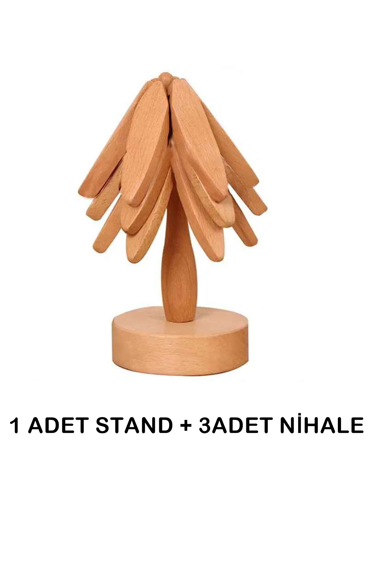 3'lü Standlı Bambu Nihale Seti, Isıya Dayanıklı Bardak ve Tencere Altı Katlanır Nihale 3'lü Standlı Bambu Nihale Seti, Isıya Dayanıklı Bardak ve Tencere Altı Katlanır Nihale