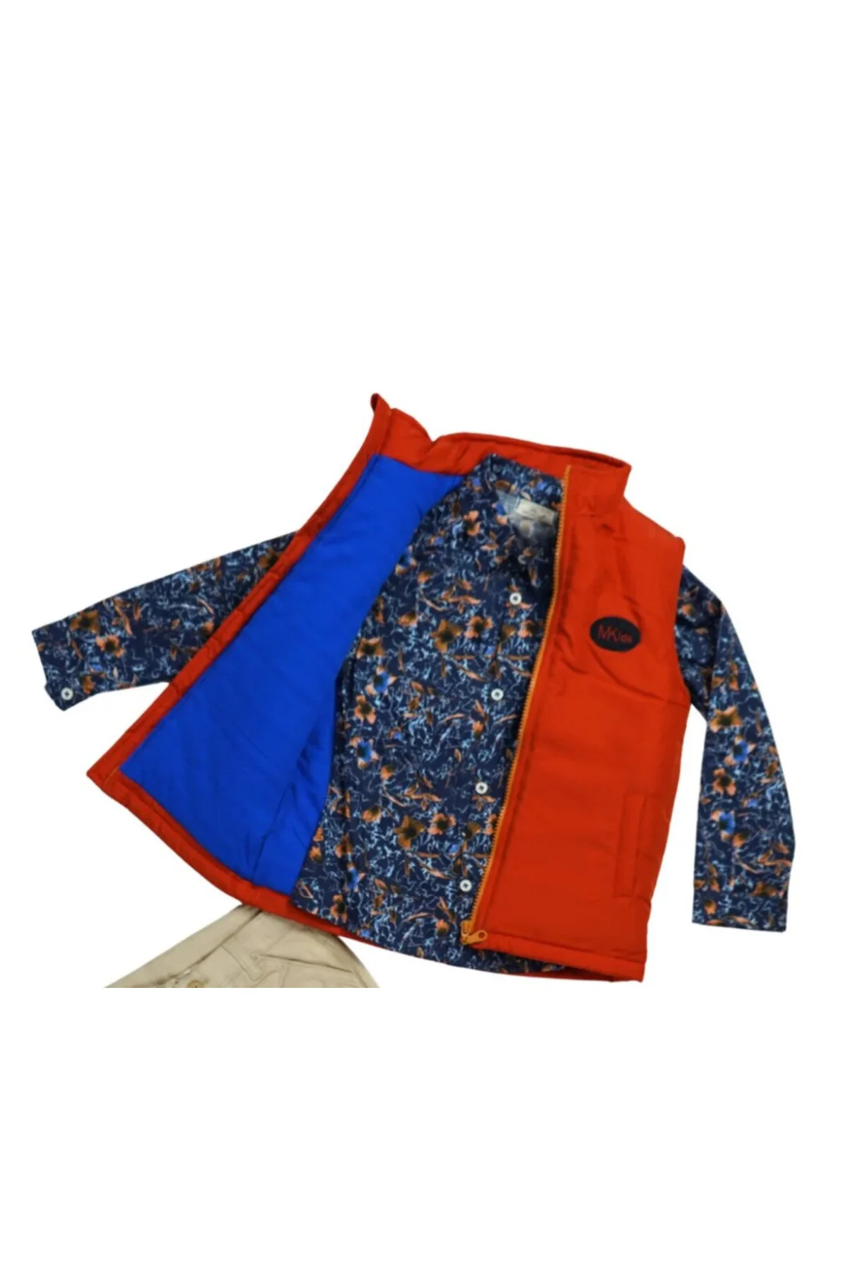 3'lü Takım Anorak Yelek & Gömlek &Gabardin Pantolon Erkek Çocuk 3'lü Takım Anorak Yelek & Gömlek &Gabardin Pantolon Erkek Çocuk