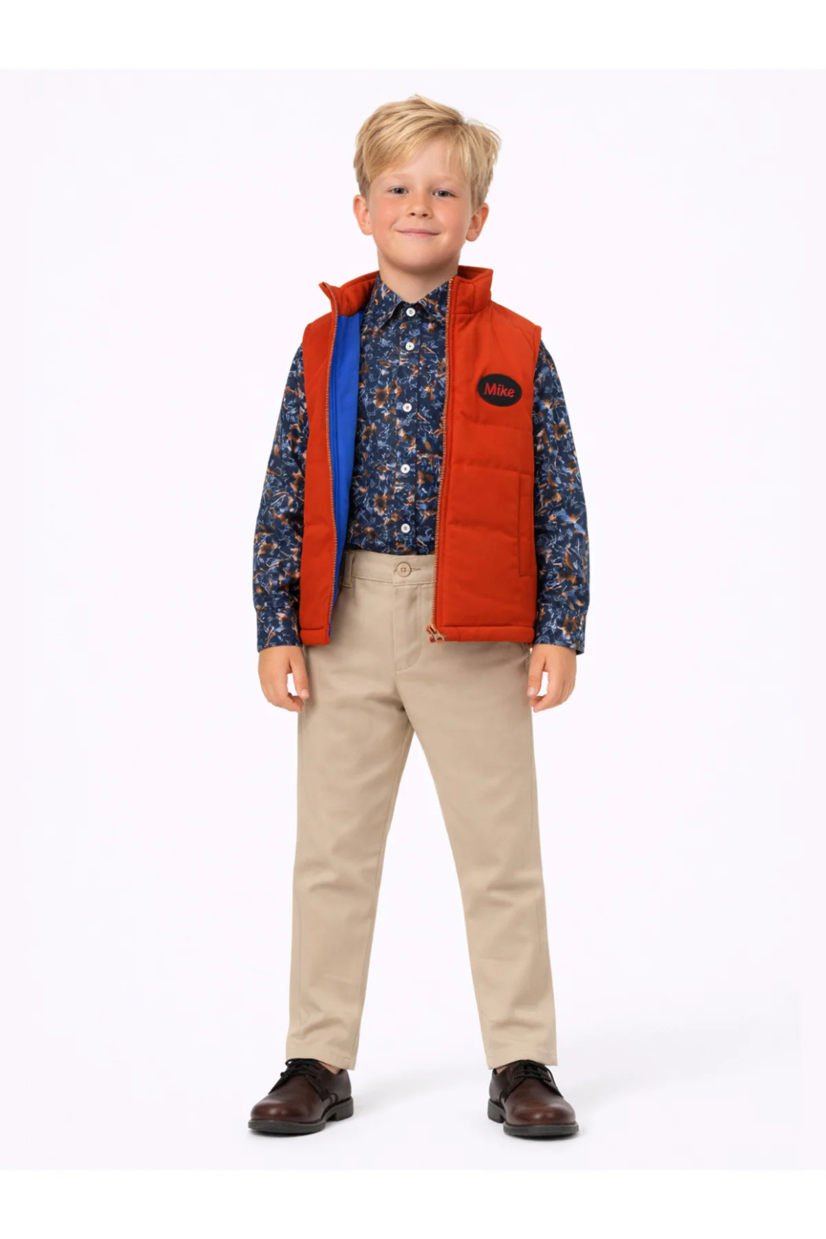 3'lü Takım Anorak Yelek & Gömlek &Gabardin Pantolon Erkek Çocuk 3'lü Takım Anorak Yelek & Gömlek &Gabardin Pantolon Erkek Çocuk