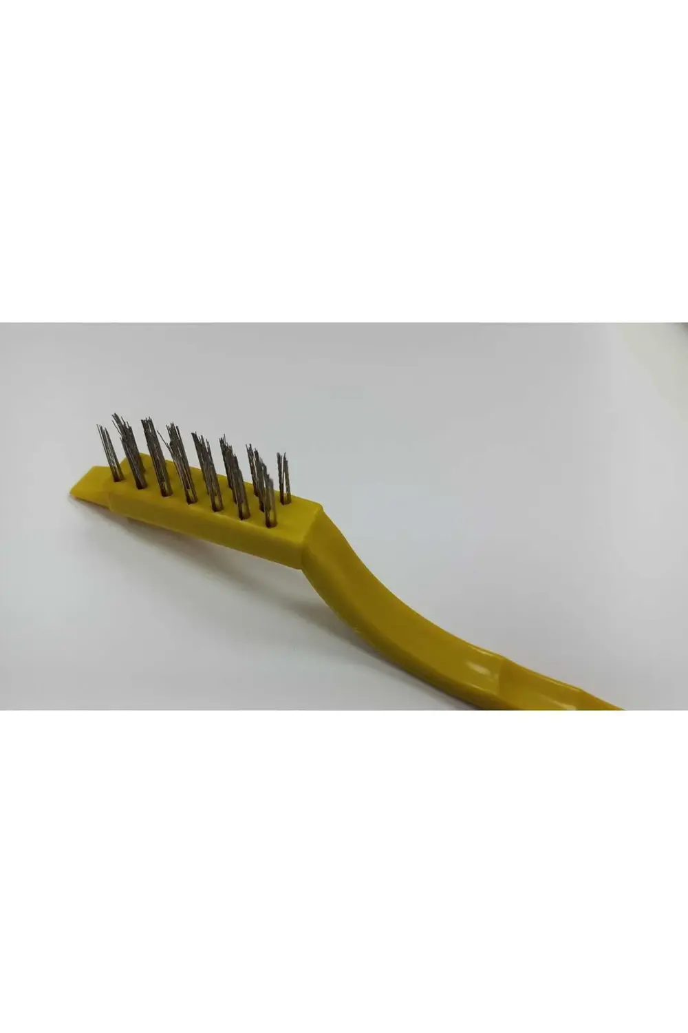 3'lü tel fırça seti pirinç-naylon-çelik fırça