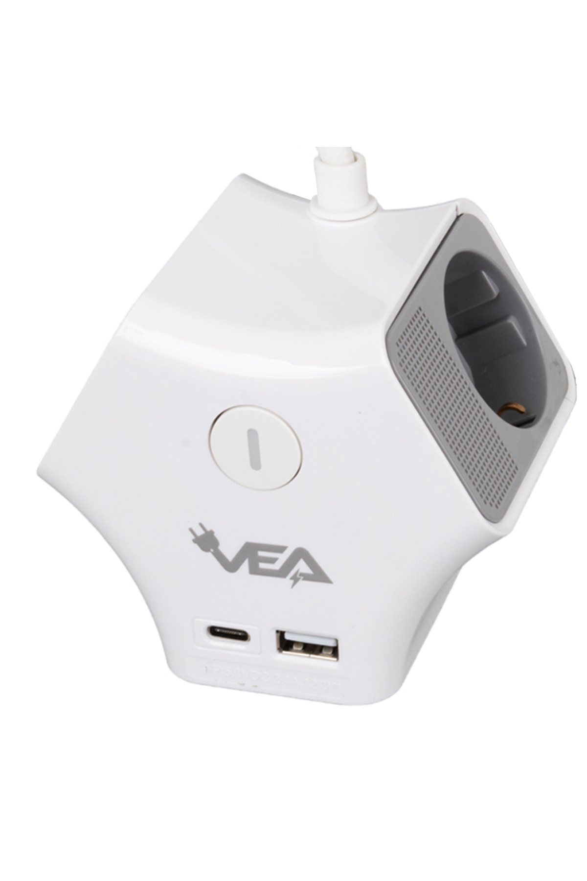 3LÜ USB+ TYPE-C GİRİŞLİ ANAHTARLI 1.5 METRE GRUP PRİZ VE-G903YC (