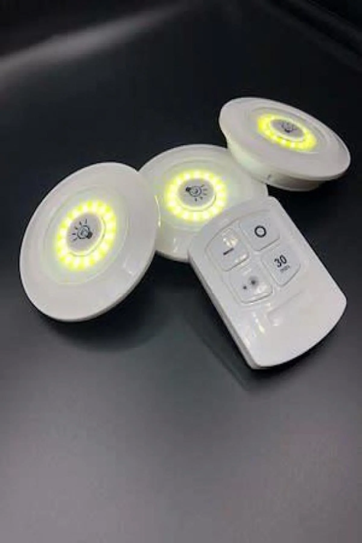 3lü Uzaktan Kumandalı Yapışkanlı Kablosuz Led Spot Lambalar Bx40 Fiyatı, Yorumları ve Özellikleri