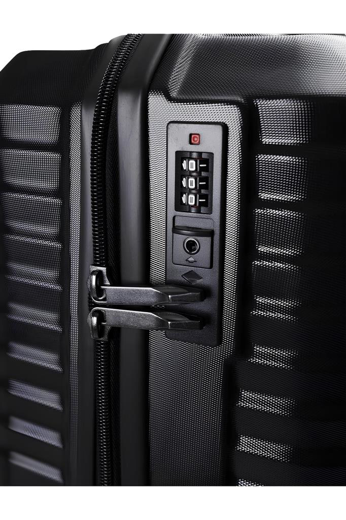Louisiana Polo 3'Lü Valiz Seti Polikarbon Valiz 4X2 Teker Siyah 1819