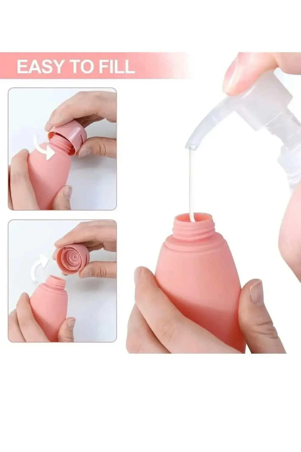 3'lü Yeniden Doldurulabilir, Seyahat için Taşınabilir Çok Amaçlı