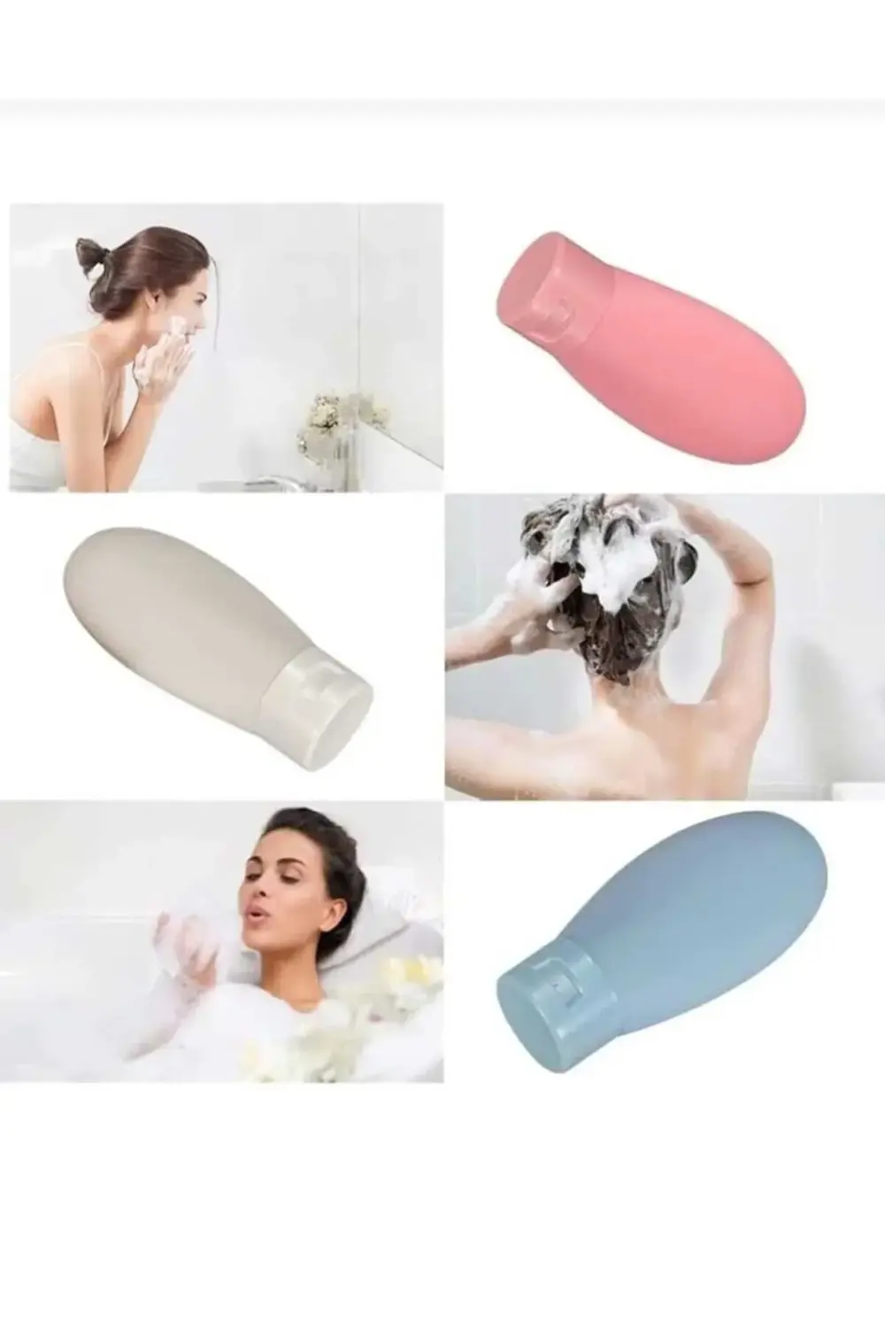 3'lü Yeniden Doldurulabilir, Seyahat için Taşınabilir Çok Amaçlı