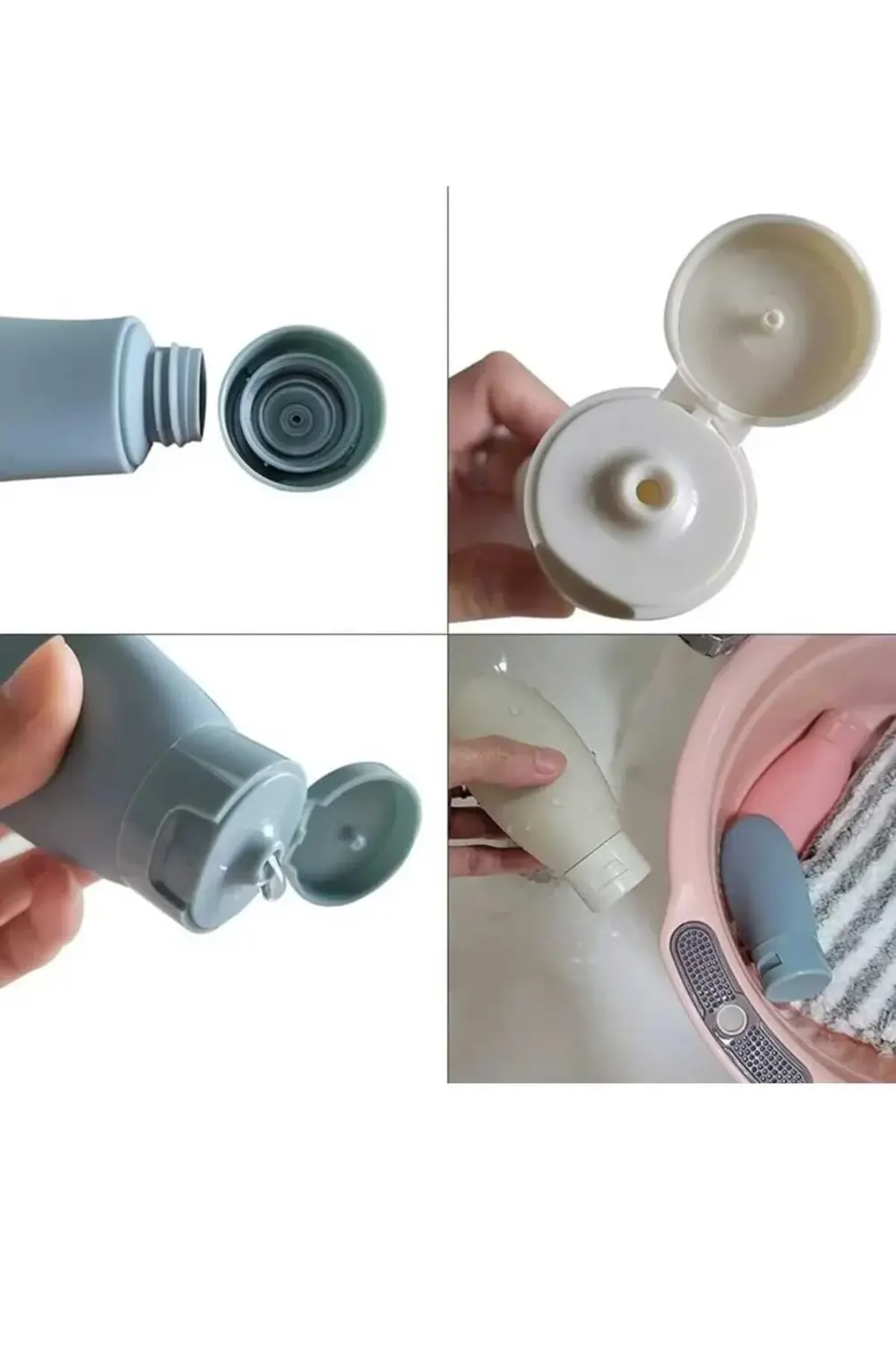 3'lü Yeniden Doldurulabilir, Seyahat için Taşınabilir Çok Amaçlı