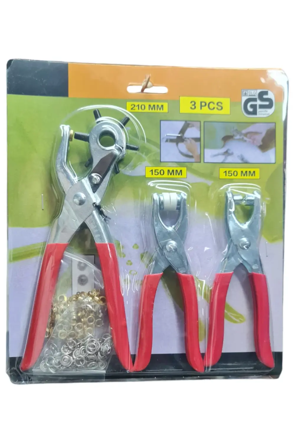 Tuhafiyecimiz 3'Lü Zımba, Çıtçıt, Kuşgözü Pense Seti - Malzemeyle Beraber. (25 Tuhafiyecimiz 3'Lü Zımba, Çıtçıt, Kuşgözü Pense Seti - Malzemeyle Beraber. (25