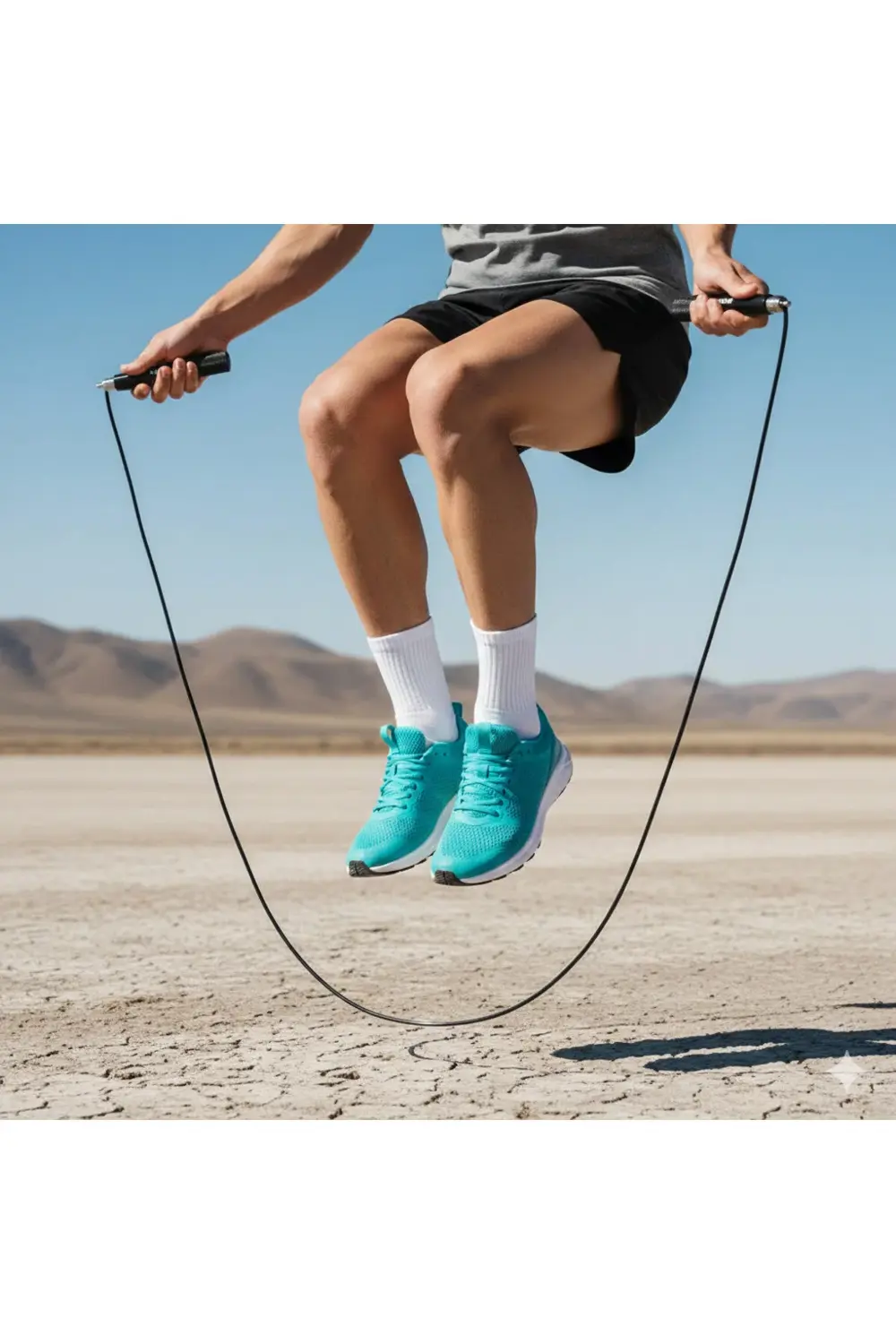 3M Crossfit Ayarlanabilir Alüminyum Saplı Atlama İpi - Fitness- R
