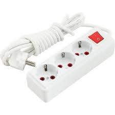 3M üçlü anahtarlı  topraklı grup priz