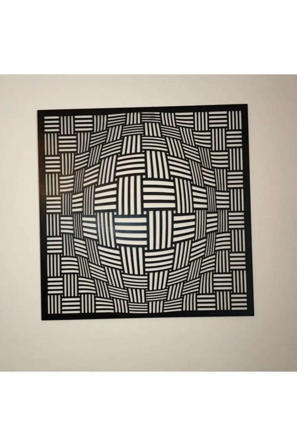 3mm Ahşap Siyah Mdf 3d Üç Boyutlu Duvar Panosu