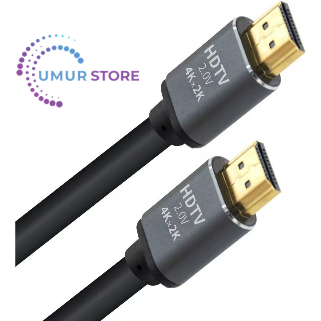 3mt 4K 60HZ HDMI 2.0 - Ethernet 18 Gbps Metal Başlık HDMI Kablo 3mt 4K 60HZ HDMI 2.0 - Ethernet 18 Gbps Metal Başlık HDMI Kablo