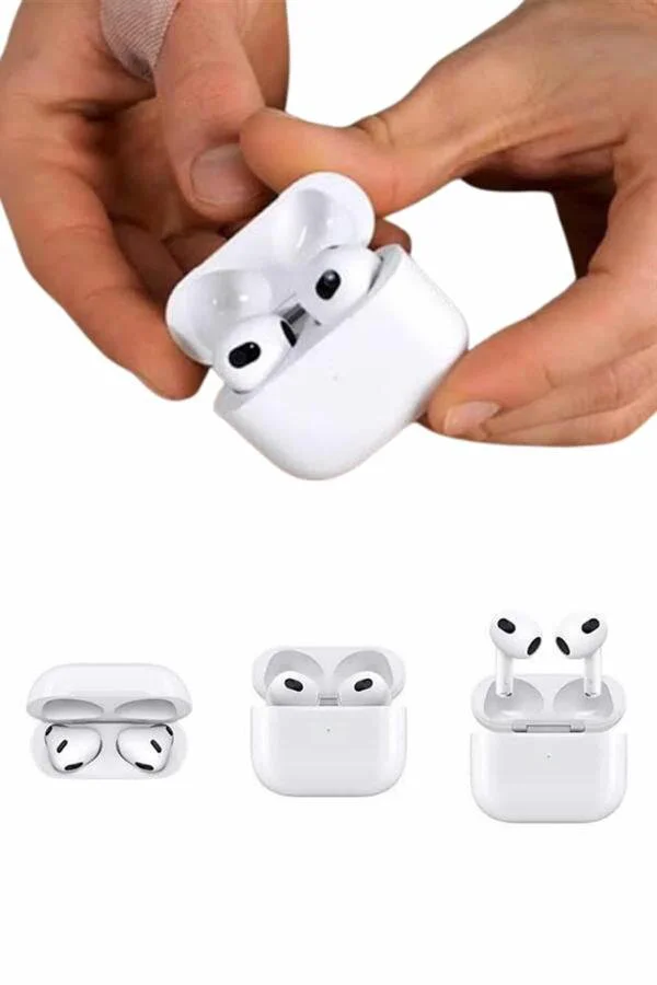 3.Nesil Pro Bluetooth 5.0 Kulaklık - İos Android Uyumlu Beyaz Çağrı Cevaplama