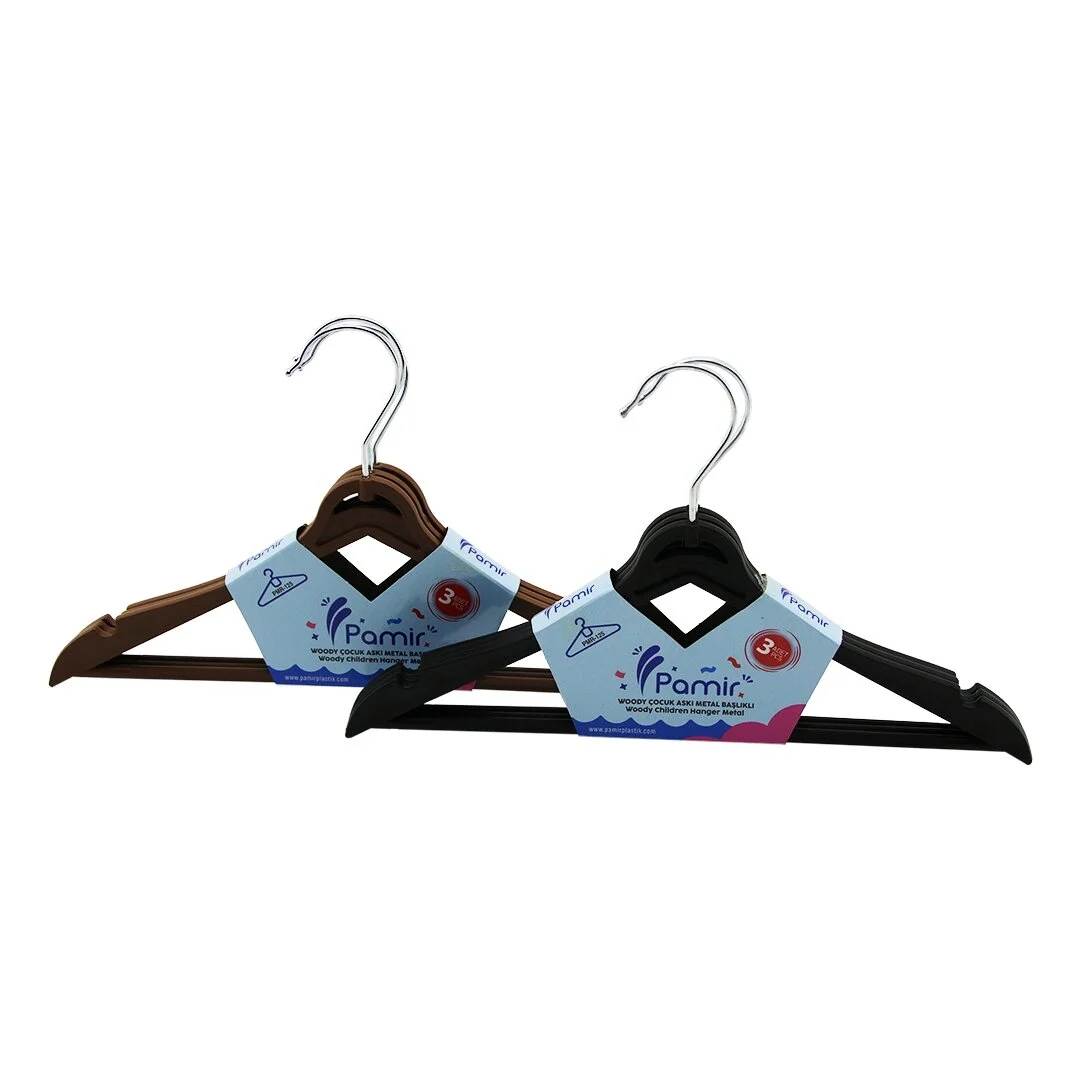 3pcs  Plastik Çocuk Elbise Askısı  Metal Başlıklı Bx40 Fiyatı, Yorumları ve Özellikleri