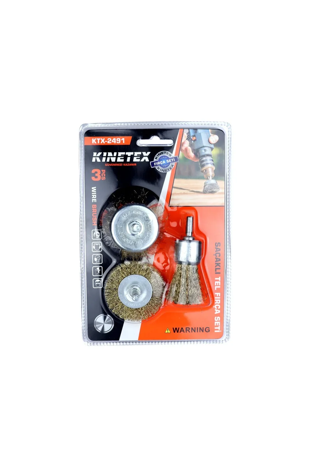 3PCS Saçaklı Tel Fırça Seti 3PCS Saçaklı Tel Fırça Seti