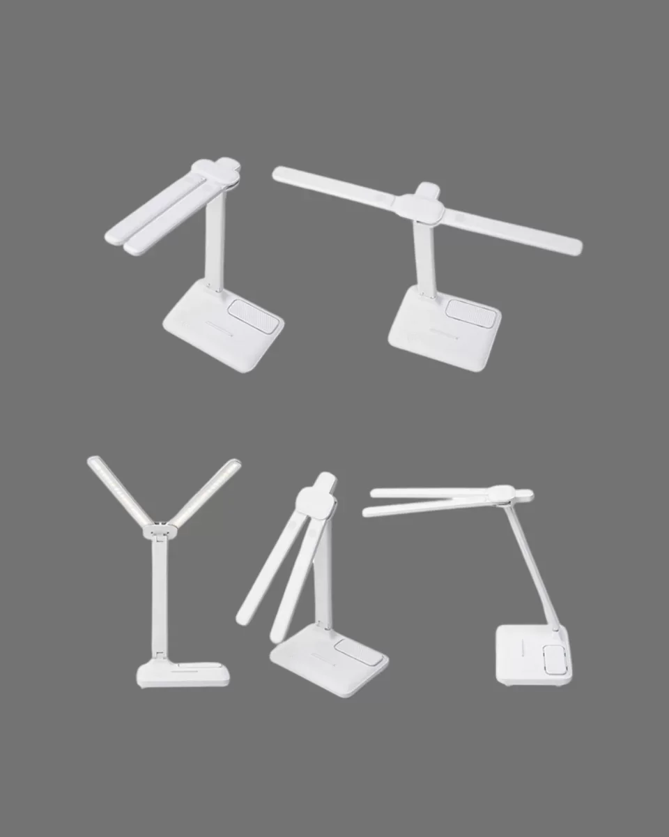3’ü 1 Arada Çok Amaçlı Masa Lambası - Göz Yormayan LED Işık Organizer ve Telefon Standı