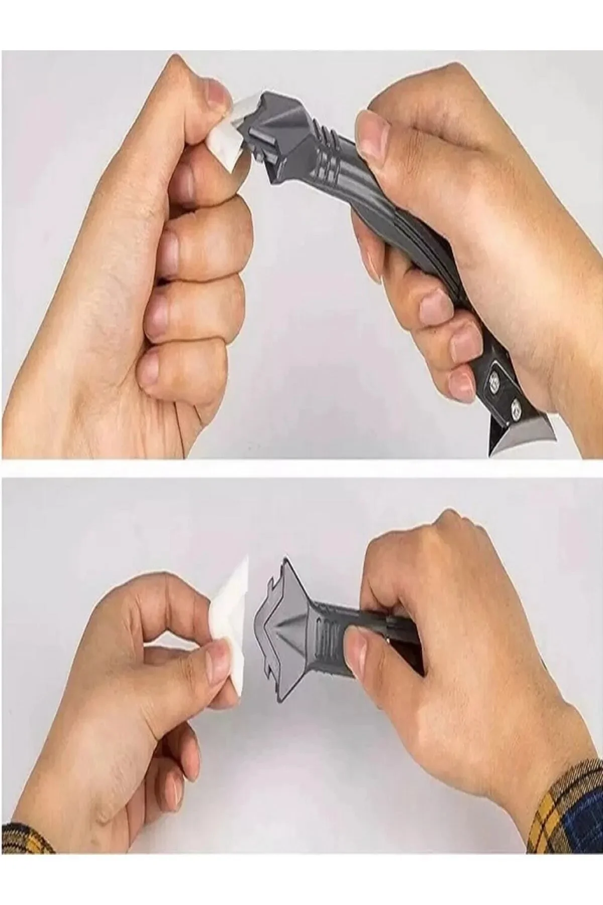 3'ü 1 Arada Fayans Derz Dolgu Kazıyıcı Sıyırıcı Silikon Sökücü Ve