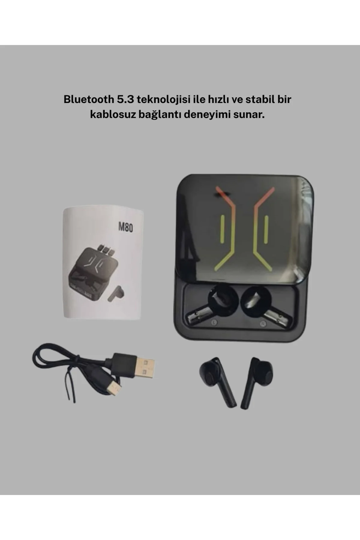 3’Ü 1 Arada Kablolu Ve Kablosuz Bluetooth 5.3 Kulaklık